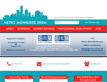 Tablet Screenshot of mmshrm.org